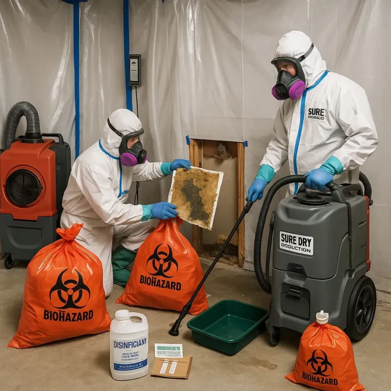 Contaminated Water Handling Protocols process in Harahan, LA